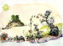 Mushroom Woods Scene